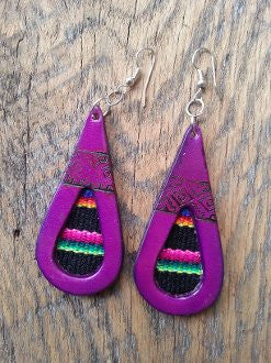 Serape Soul Earrings Tear Drop