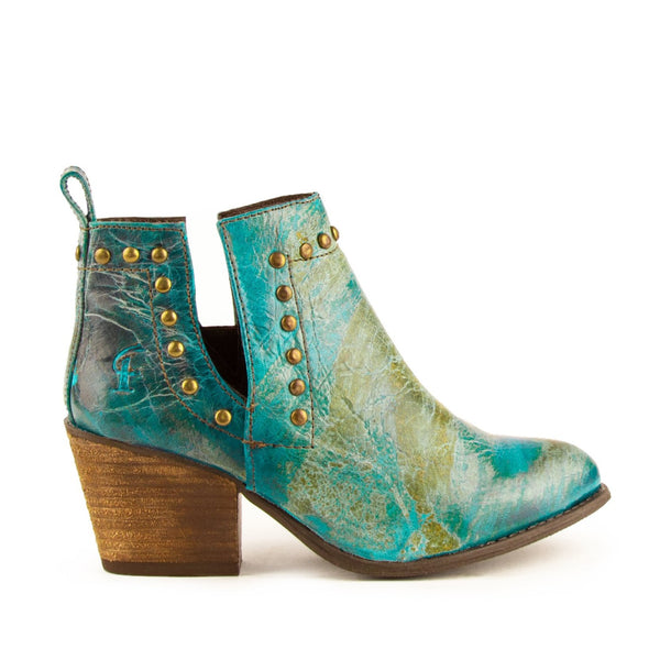 Stella BOOTIE TURQUOISE R-TOE