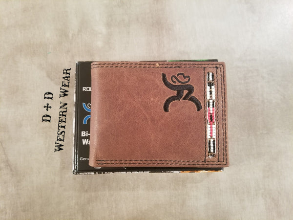 ROUGHY SIGNATURE BIFOLD WALLET