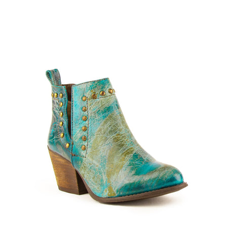 Stella BOOTIE TURQUOISE R-TOE