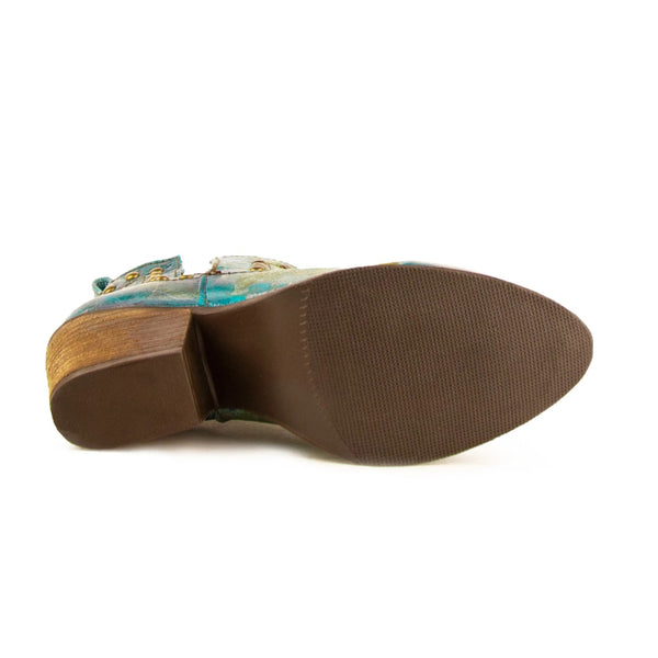 Stella BOOTIE TURQUOISE R-TOE