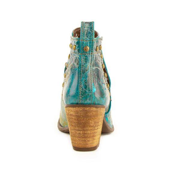 Stella BOOTIE TURQUOISE R-TOE