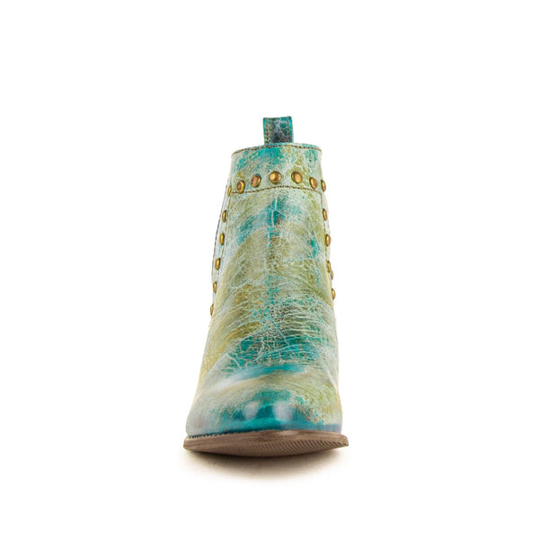 Stella BOOTIE TURQUOISE R-TOE