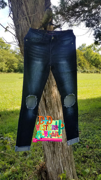 DARKWASH SKIINNY JEANS