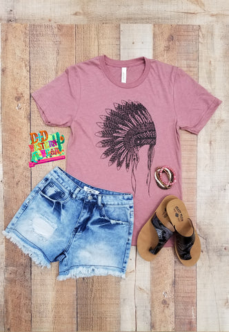 Cherokee* Headdress Tee