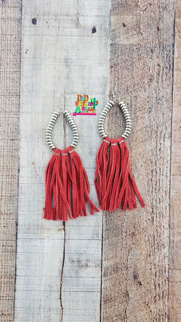 RED ** RIO GRANDE EARRINGS